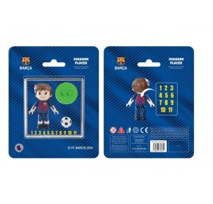 Jugador FC Barcelona Figura Bloques 4cm