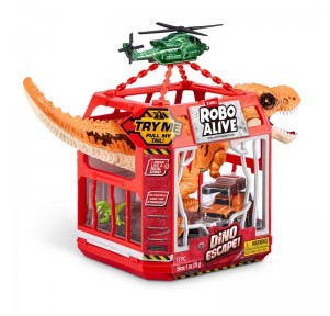 Robo Alive Dinosaurio a la Fuga con Helicóptero