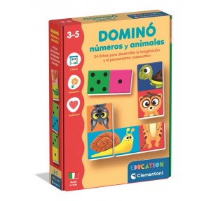 Education Dominó Números y Animales