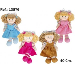 Muñeca Tela Carol 40 cm Surtido