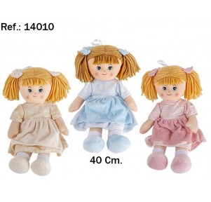 Muñeca Tela Coral 40cm Surtido
