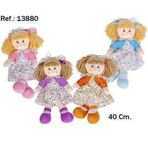 Muñeca Tela Rebeca 40 cm Surtido
