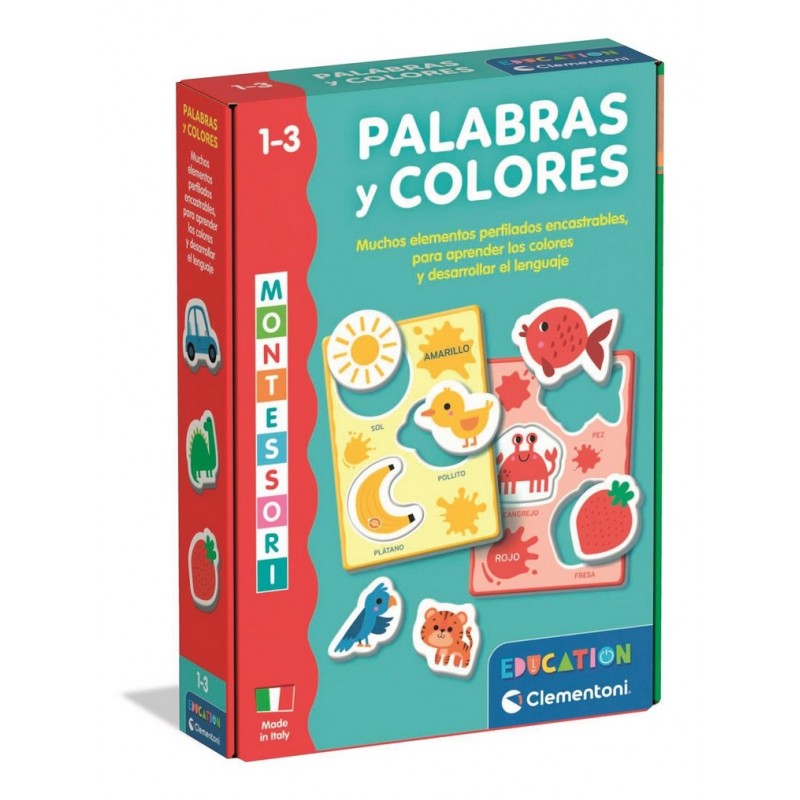 Education Montessori Palabras y Colores