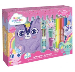 Set Papelería Cuaderno Peluche Sweet Dreams