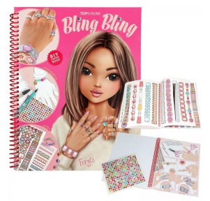 Top Model Crea Tu Libro Colorear Bling Bling Joyas