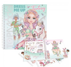 Top Model Cuaderno Calcomanías Dress Me Up
