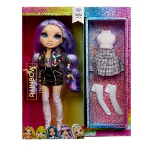 Rainbow High Style Icons Muñeca Violet
