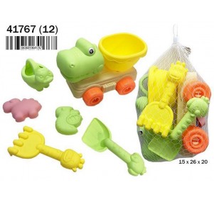 Camión Dino Playa + Accesorios