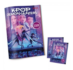 K-Pop Demon Hunter Álbum Starter Pack + 2 Sobres