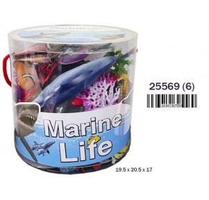 Bote Animales Marinos 34 Piezas