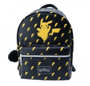 Pokemon Negro Mochila Premium PU