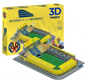 Puzzle 3D estadio fútbol de la Cerámica Villarreal