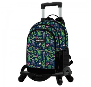 Minecraft Personajes Mochila Carrito