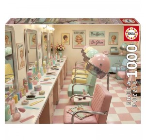Puzzle 1000 Retro Glam Salón