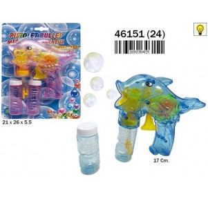Pistola Pompas Delfín Luz Sdo