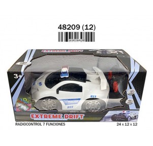 Coche R/C Grotesco Policia con Luz