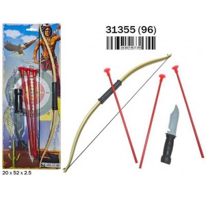 Arco Indio con Flechas y Machete