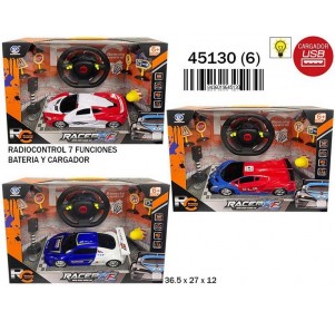 Coche R/C Racer XF Volante Cargador Accesorios Sdo