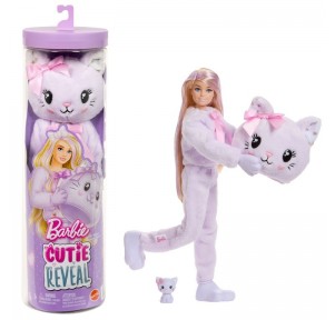 Barbie Cutie Reveal Lazos Dulces Muñeca Gatito