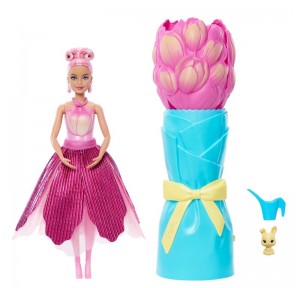 Barbie Petal Pop Muñeca Tulipán Rosa