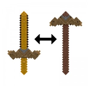 Minecraft Roleplay Espada Pico Transformación