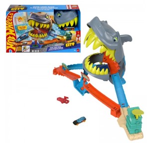 Hot Wheels City Playa Boca Tiburón Pista