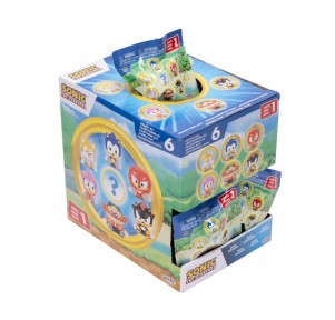 Sonic Sobre Sorpresa Figura 4cm