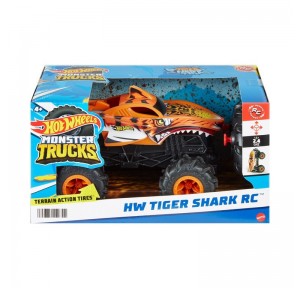 Hot Wheels Monster Trucks Tiger Shark Radio Contro