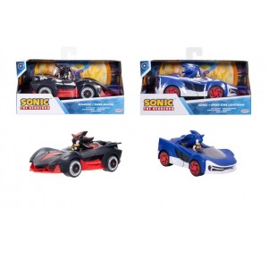 Sonic Vehículo Customizable con Figura 7cm Surtido