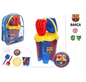 FC Barcelona Mochila Cubo Playa + Pelota