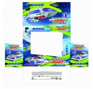 Racing Boats Patrullera Policía Rápida 36cm RC