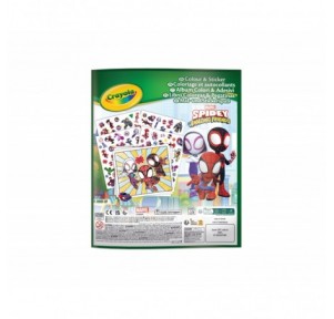 Libro Colorear + Stickers Spidey