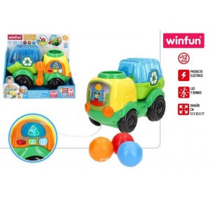 Arrastre Camión Reciclado Luces Sonido Winfun