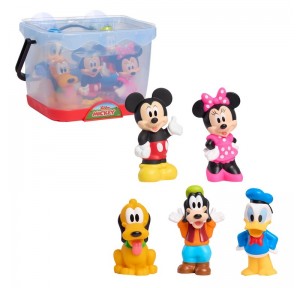 Mickey Mouse 5 Figuras de Baño