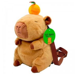 Mochila Peluche Capibara 3D 30cm