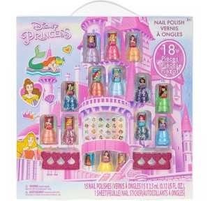 Maletín Princesas Disney 15 Esmaltes Uñas