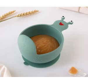 Cuenco silicona caracol Kiokids