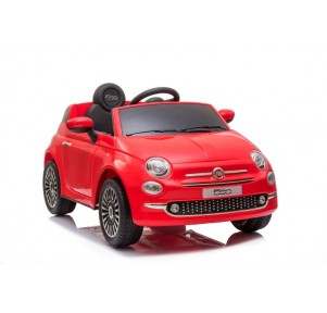 Coche Fiat 500 Rojo 12v