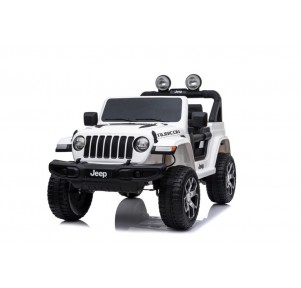 Coche Jeep Rubicon Blanco 12v