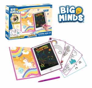 Big Minds Libro de Dibujo LCD Rainbow