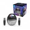 Speaker Karaoke Party Ball 2 Micros Inalambricos