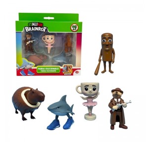 Italian Brainrot Pack 5 Figuras 5cm Surtido