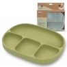 Plato con ventosa y tapa silicona InterBaby