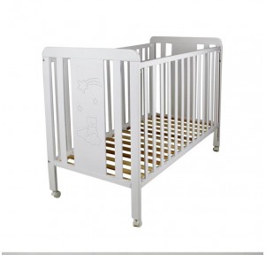 Cuna Osito 120 x 60 blanco-natural Ikid