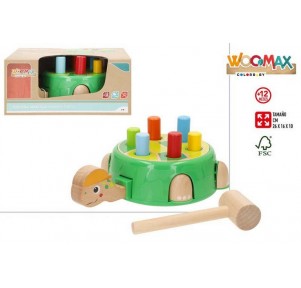 Juego Tortuga Martillo Madera Woomax