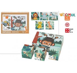 Rompecabezas Animales Madera Woomax Zookabee