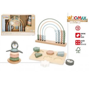 Set Juegos Madera Bebé Woomax