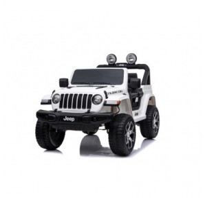 Coche Jeep Rubicon Blanco 12v