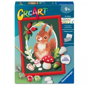 CreArt serie D Ardilla Yeso 3D