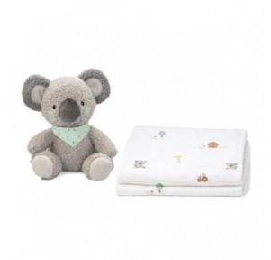 Set peluche + manta estampada Interbaby